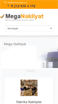 Mobile Screenshot of nakliyatmega.com