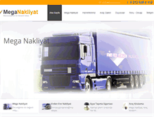 Tablet Screenshot of nakliyatmega.com